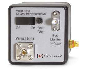 12 GHz fiber-optic receiver new focus photoreceiver model 1544