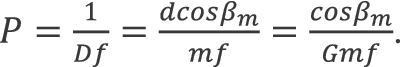 Plate factor equation