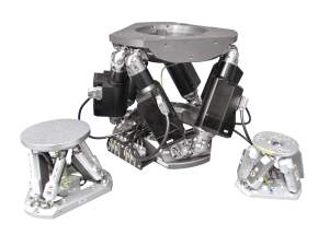 three sizes of hexapods from the hxp hexapod series