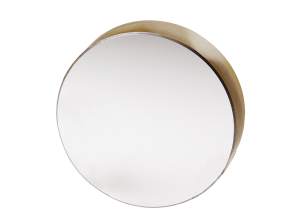 large diameter pinhole free optical mirror
