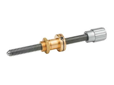 Fine adjustment screws, such as the AJS Series, provide high-sensitivity manual actuation for translation stages