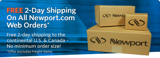 FREE 2-Day Shipping for All Newport.com Orders to U.S. & Canada